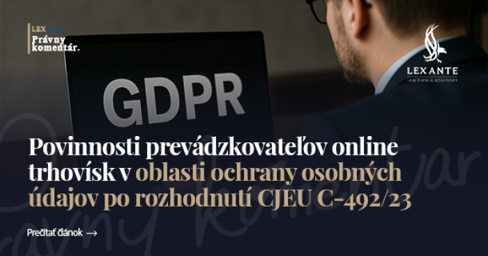 Az online piacterek üzemeltetőinek kötelezettségei a személyes adatok védelmében az EUB C-492/23.
